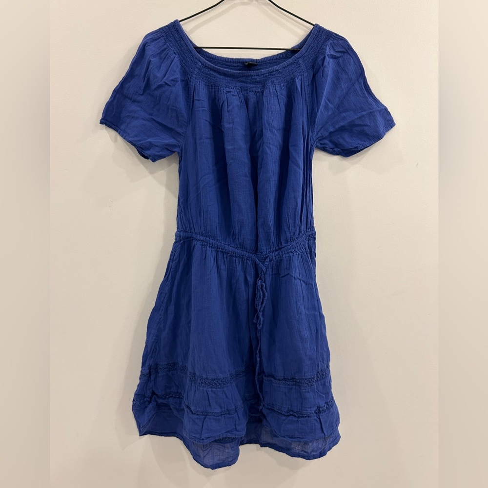 GAP, Cobalt Blue Gauze Swim Cover Up